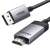 Ugreen DP119 DisplayPort zu HDMI Kabel, 2 Meter, 4K Auflösung, schwarzes geflochtenes Kabel