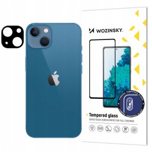 9H edzett üveg iPhone 15 Wozinsky Full Camera Glass - fekete 141025580 - Wozinsky