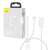 Balenie nabíjacieho kábla Baseus Superior Data 3,5A 0,5m biely USB-C, Lightning, Micro USB