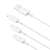 Konektory nabíjacieho kábla Baseus Superior Data 3,5A 0,5m biely USB-C, Lightning, Micro USB