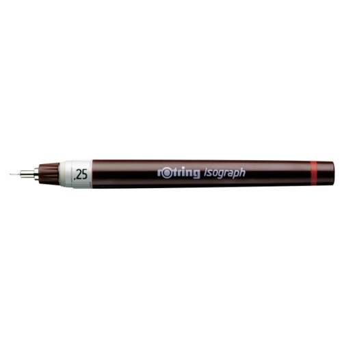 Rotring Isograph műszaki rajztoll, 0,25 mm, barna