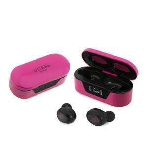Bezdrôtové slúchadlá Guess GUTWST31EM, TWS, Bluetooth 5.0, 400 mAh (nabíjacie puzdro), 50 mAh x2 (slúchadlá), purpurová