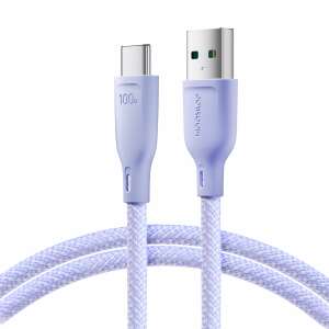 Kabel Joyroom Multi-Color Series SA34-AC6 USB-A do USB-C, szybkie ładowanie 100W, 1m, fioletowy - Joyroom Kabel USB