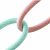 Close-up of Joyroom USB-A/USB-C cable knot, durable braided cable