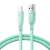 Joyroom Multi-Color Series SA34-AC6 USB-A to USB-C cable, green, 100W fast charging, 1m