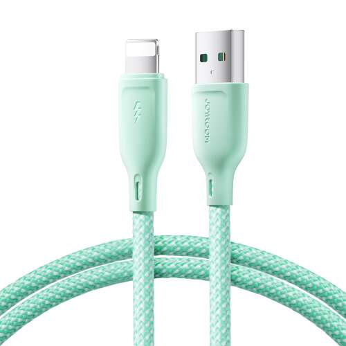 Kabel Joyroom Multi-Color Series SA34-AL3, USB-A auf Lightning, 3A, 1m, grün 93902946
