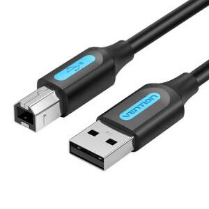 Vention COQBF USB 2.0 A-B nyomtatókábel, 3 méter, fekete - Vention