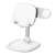 Baseus Seashell Series adjustable tablet stand, white, angled view