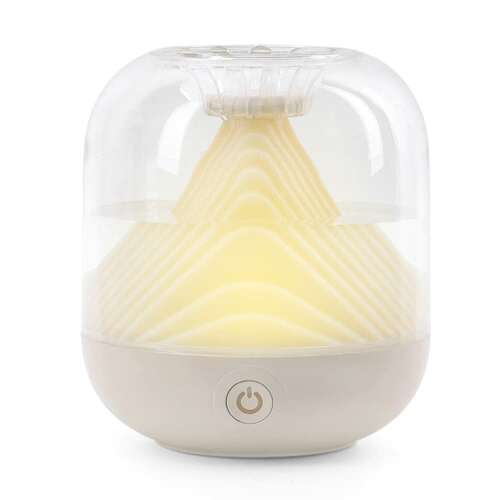 White Dollcini mountain humidifier with warm light, essential oil diffuser, home, office, Christmas gift
