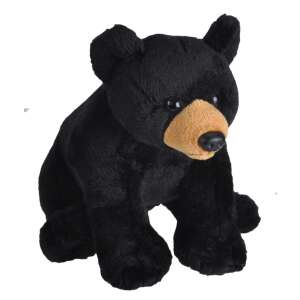 Wild Republic Black Bear Plush Toy with Sound - Interactive Plush Toy