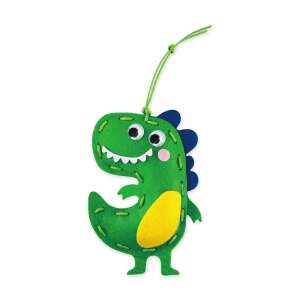 Творчески комплект за шиене с техника на връзките за обувки - Висулка My First Dinosaurs, ниво 1