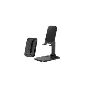 Сгъваем стойка за телефон и таблет, черен, регулируем, за бюро или маса, Original Deals Prémium - Настолен държач за телефон