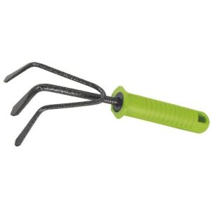 PALISAD Standard 3 fogú kézi gereblye műanyag nyéllel kertészkedéshez és talajlazításhoz - Gereblye