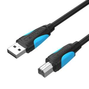 Vention USB-A to USB-B printer cable, 3 meters, black - Printer Cable