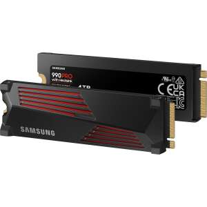 Samsung 990 Pro 4TB M.2 NVMe SSD cu radiator, colag - Solid State Drive (SSD)