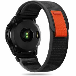Черно-оранжева найлонова каишка Tech-Protect за Garmin Fenix 5/6/6 Pro/7 на часовник Garmin - Tech-Protect