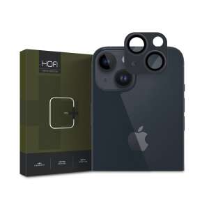 Hofi FullCam Pro+ kamera lencsevédő edzett üveg és alumínium kameravédő borító - Apple iPhone 15/15 Plus - fekete - HOFI