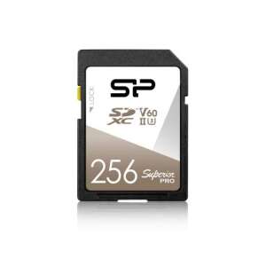 Silicon Power Superior Pro 256GB SDXC memory card, UHS-II U3 V60, for high-speed photography and video recording - Memory Card