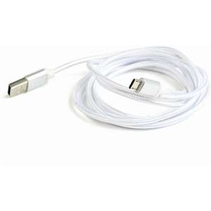 Cablu Cablexpert 1,8 m USB-A la Micro USB, alb - Gembird