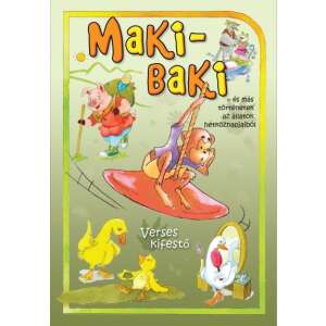 Vásárhelyi Zsolt: Maki-baki és más történetek az állatok hétköznapjaiból /Verses kifestőfüzet 90637197 