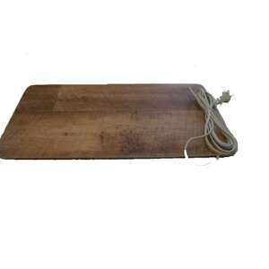 Kutyaház fűtés - S 30*55 cm (kültérre) Heizmatte für Hundehütten, braunes Holzdesign - Bau & Renovierung