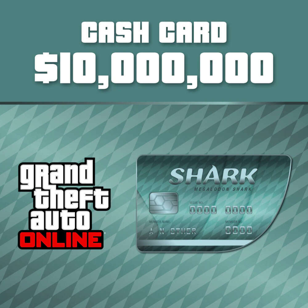 Grand theft auto online: megalodon shark cash card 8 000 000 (dig...