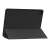 Black Samsung Galaxy Tab A9+ Plus 11.0 X210 / X216 tablet case with stand and pen holder, stand view