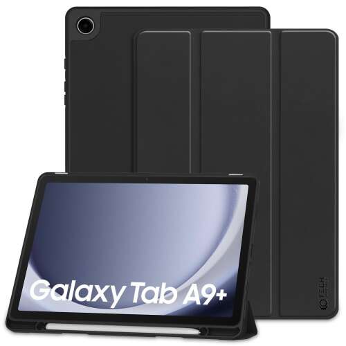 Schwarzes Samsung Galaxy Tab A9+ Plus 11.0 X210 / X216 Tablet-Hülle mit Ständer und Stifthalter