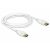 DeLock 84878 Displayport 1.2 apa -&gt; Displayport apa Kabel 3m weiß (84878) 87463829