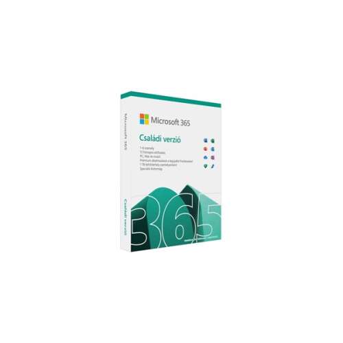 Microsoft 365 family version, 1 an. win/mac fpp box p10 6GQ-01930