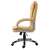 Oldalnézet a BipiLine Relax ergonomikus irodai székről, bézs színű, forgószék, magasságállítás, párnázott ülés és háttámla