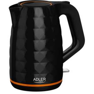 Adler AD1277 2200W black electric kettle with diamond design - Kitchen & dining