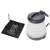 Adler AD1279 foldable travel kettle, grey, 750W, with carrying bag