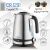 Camry CR1291 1.7L kettle with LCD display and temperature control infographic (Polish)