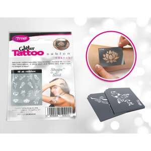 Glitter Tattoo Stencil Set - 15 pcs