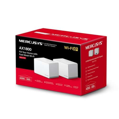 MERCUSYS Sistem de rețea mesh wireless AX1800 HALO H70X (2-PACK)