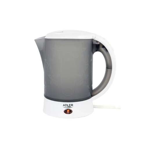 Adler | Reisewasserkocher | AD 1268 | Standard | 600 W | 0,6 L | Kunststoff | Weiß