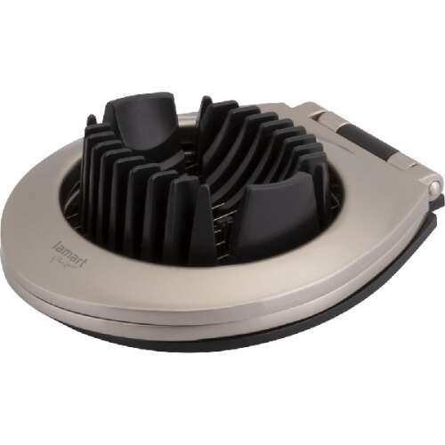 Lamart LT2094 Zinc egg slicer, closed, side view