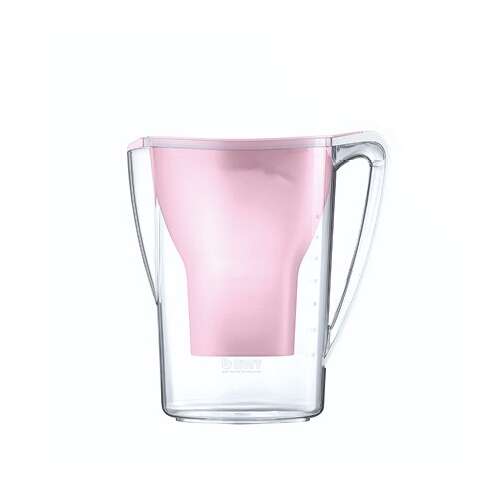 BWT Aqualizer Home manual water filter pitcher, pink, 2.7 liter