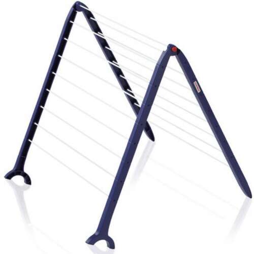 Leifheit Pegasus 110 Bath freestanding clothes drying rack, blue, 12 positions
