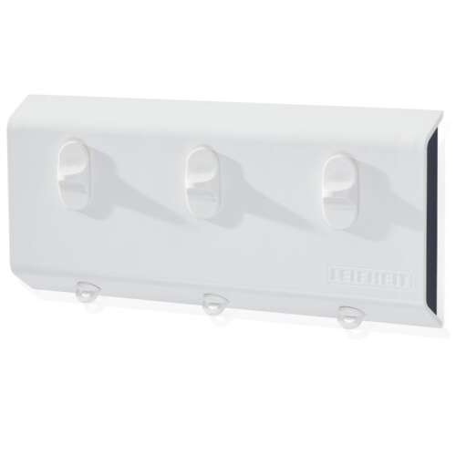 Leifheit Rollfix 150 Triple Longline wall mounted retractable clothesline, white