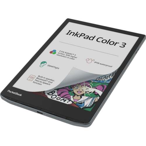 POCKETBOOK e-čítačka - INKPad COLOR 3 (7,8" E Ink Kaleido, CPU: 1,8GHz,1GB,32GB,2900mAh, BT,wifi, IPX8)