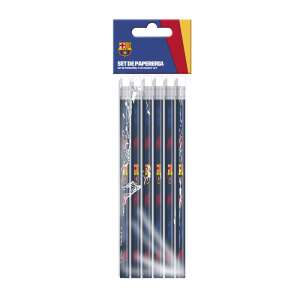 Barcelona FC 6 darabos ceruza szett, írószerek, FC Barcelona ceruzák - Toll & Ceruza