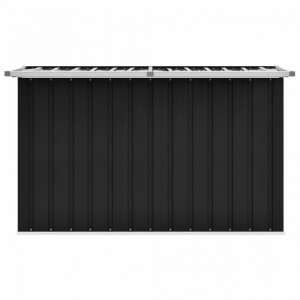 Antracitszürke kerti tárolóláda 149 x 99 x 93 cm (46267)