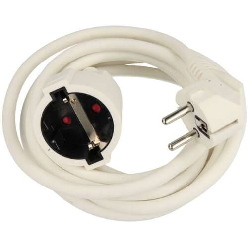 Anco 321373 H05VV-F 3X1,5mm2 white 3 m extension cord