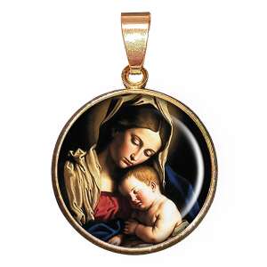 Szűz Mária – medál, választható ékszerre vagy kulcstartóra (több képből választhatsz) 81100615 Nőknek