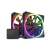 NZXT Aer RGB 3 140mm Double Pack Black PC Fan with Controller