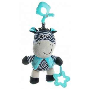 Baby Mix Zebra Plüsch-Musikspielzeug mit Clip für Kinderwagen, Kinderbett, Autositz - Baby Mix