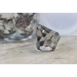 Fekete kristály alakú dekorkövek, 20 darab - Dekorációs kő