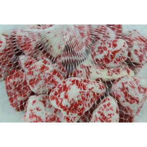 Piros dekorációs kövek, 0,7kg, virágcserepek, vázák, tálak és egyéb lakásdekoráció díszítéséhez - Dekorációs kő